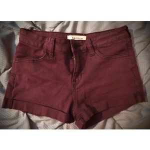 PacSun Burgundy Size 25 Super Stretch Shortie